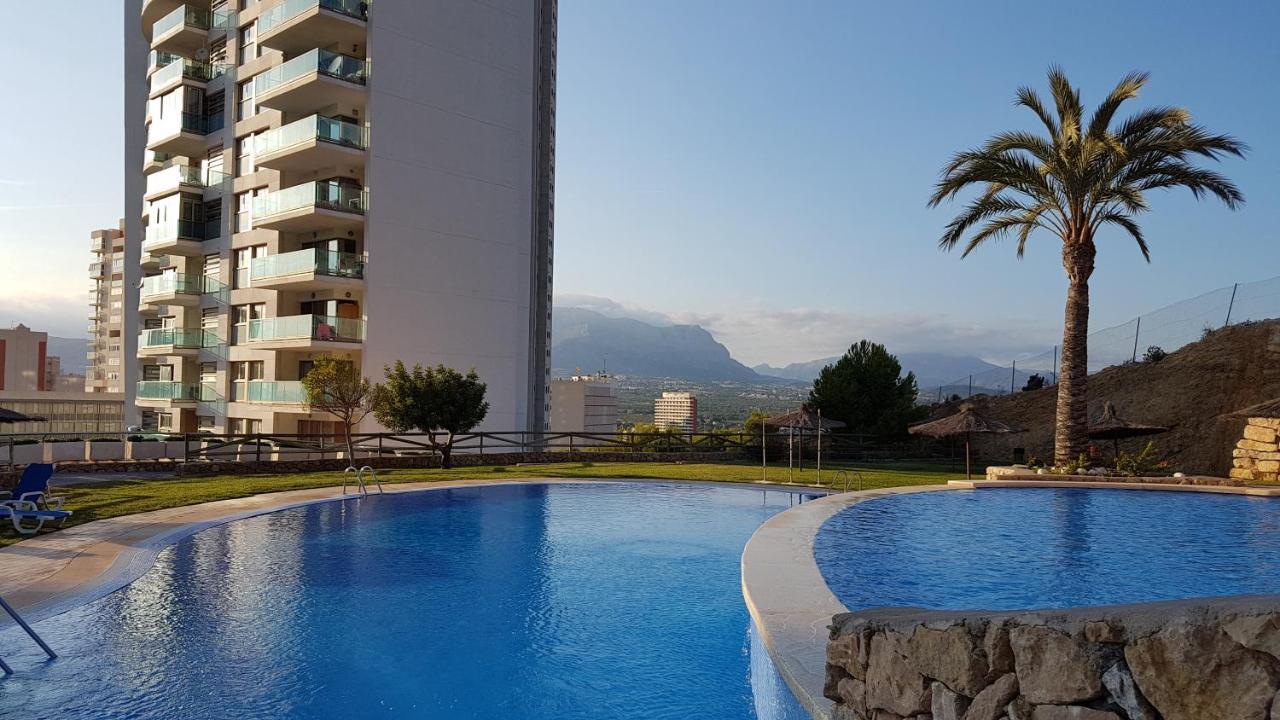 ベニドルムSkyline 31 Terraza Privada Con Vistas Al Marアパートメント エクステリア 写真
